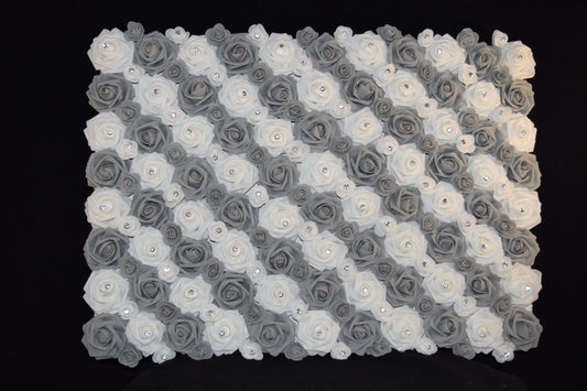 Cadre floral strass